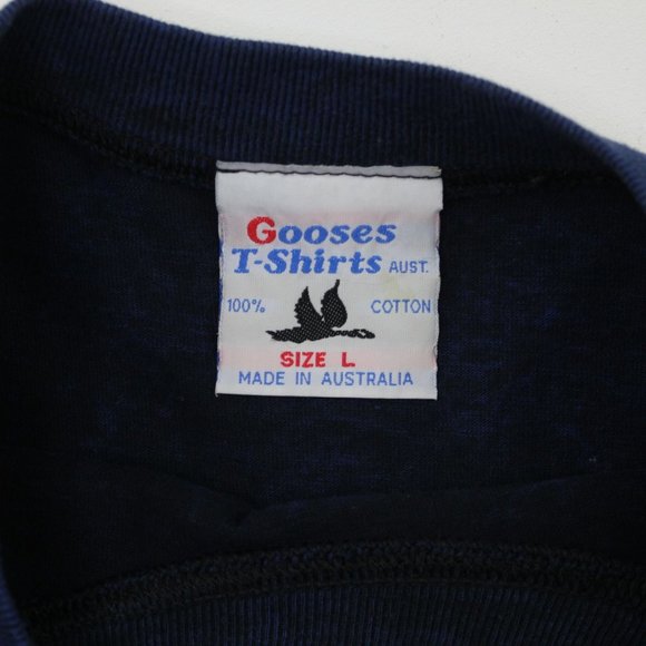 Great Barrier Reef Dive Australia Navy Blue Acid Wash T Shirt Top sz L - Picture 4 of 4